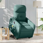 Stand Up Massage Recliner Chair Dark Green Fabric New. Price: $396.48.