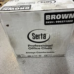 Serta Professional Office Chair Brown New. Price: $171.89.