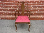Ethan Allen Georgian Court Queen Anne Cherry Arm Chair 6211 #2 Used. Price: $275.00.