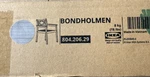 Ikea Bondholmen Outdoor Armchair Wood Gray 804.206.29 Stackable New. Price: $106.25.
