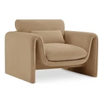 Meridian Furniture Sloan Camel Velvet Fabric Chair New. Price: $882.92.