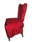Target Red Damask Poinsettias Floral (6) Dining Chair Parsons Slip Covers Used. Price: $55.20.
