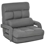 Homcom Convertible Floor Sofa Bed, Recliner Armchair Upholstered Sleeper New. Price: $189.00.