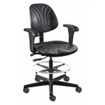Bevco 7501D-AA-3750S/5 Drafting Chair, Adjustable Arms, 21" To New. Price: $648.99.