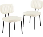 2 Pcs Leather Upholstered Dining Chairs Mid Century Modern Home Kitchen New. Price: $69.49.