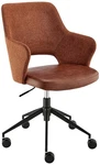 Darcie Dark Brown Adjustable Swivel Office Chair New. Price: $600.60.