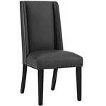 Modway Baron 20.5" Solid Rubberwood And Vegan Leather Dining Chair Black New. Price: $162.99.