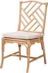 Bali & Pari Rio Modern Bohemian Natural Rattan Dining Chair New. Price: $168.34.