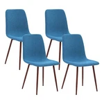 Canglong Dining Chairs Set Of 4 - Blue Used. Price: $142.68.