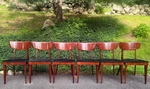 Heywood Wakefield Neo "do I-g" Mid-century Modern Dining Chairs, Set Of 6 Used. Price: $3000.00.