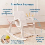 ECR4KIDS Bentwood Rocking Chair, Furniture, White Wash New. Price: $99.95.