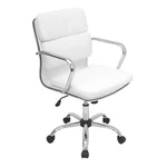 Lumisource Bachelor Height Adjustable Office Chair With Swivel, White (last One) New. Price: $126.00.