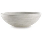 Signature Design By Ashley Meadie Terracotta Bowl In Distressed White New. Price: $66.62.