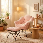 Lounge With Ottoman Accent Armchair Corduroy Reading For Living Room New. Price: $149.99.