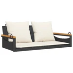 Swing Bench Hanging Hammock Chair Outdoor Garden Furniture Poly Rattan Vidaxl New. Price: $110.99.