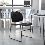 Flash Furniture Stack Chair-black FRAME,PK5 5-RUT-188-BK-GG New. Price: $382.29.