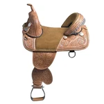 51HS Hilason Treeless Western Trail Barrel Racing American Leather Saddle New. Price: $749.95.