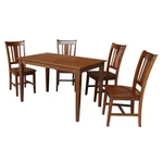 International Concepts 30X48 Dining Table With Chairs Espresso New. Price: $939.08.