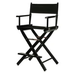 Casual Home 24" Director's Chair Black Frame-with Canvas, Counter Height New. Price: $105.90.