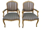 61562 Pair Ethan Allen Bergere Armchair Accent Used. Price: $575.00.