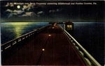 Moonlight Davis Causeway Postcard Tampa Bay Florida 1940S C.t. Art-colortone Used. Price: $8.39.