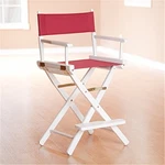 Casual Home 24" Director's Chair White Frame-burgundy Canvas New. Price: $87.45.