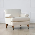 Jennifer Taylor Home Alana Lawson Accent Arm Chair Metal Casters Light Beige New. Price: $694.09.