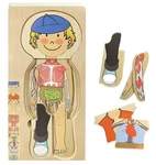 Kidzlane Wooden My Body Puzzle For Toddlers And Kids - 29 Piece Boys Anat New. Price: $14.00.