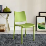 Modway Hipster Contemporary Modern Molded Plastic Stacking Dining Chair Green New. Price: $121.25.