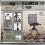 Mossy Oak Swivel Blind Chair W/ Adjustable Legs Portable Hunting New. Price: $100.00.