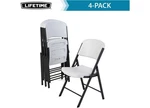 Lifetime 42804 Commercial Classic Folding Chairs - Pack New. Price: $218.83.