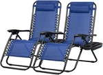 Adjustable Zero Gravity Recliner Chairs With Pillow Cup Holder For Patio Beach!! New. Price: $133.99.