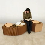 4 Seats Paper Creative Stool Chair Folding Portable Home Living Room New. Price: $198.59.