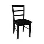 International Concepts Madrid Ladderback Dining Chair Black (set Of 2) New. Price: $202.70.