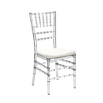 Elegance Ice Crystal Party Event Wedding Chairs Acrylic Ghost Flash New. Price: $82.44.