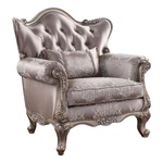 Benjara Crown Top Fabric Chair With Wingback And Anne Legs- Champagne Gold New. Price: $1408.99.