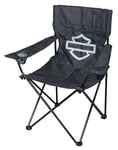 Harley-davidson Open Bar & Shield Folding Chair W/ Storage Bag Black New. Price: $54.95.