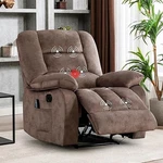 Ebello Massage Recliner Chairs With Heat & Overstuffed New. Price: $239.98.