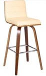 Armen Living Vienna Mid-century Modern 30" Height Barstool Faux Leather Wood New. Price: $214.97.