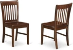 East West Furniture Norfolk Kitchen Dining Room Chairs - Set Of 2 New. Price: $166.28.