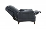 New Barcalounger Ashebrooke Manual Barone Navy Blue Leather Recliner Chair. Price: $1249.00.