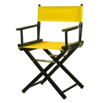 Casual Home 200-02/021-34 18" Black Frame-gold Canvas Director Chair Classic Hei New. Price: $102.53.