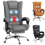 Vinsetto Vibration Massage Office Chair With Heat, Footrest New. Price: $100.99.