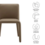 Modway Rhodes Dining Chair Mushroom Brown New. Price: $242.83.