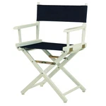 Casual Home 18" Director's Chair White Frame With Navy Canvas New. Price: $84.93.