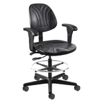 Bevco 7501D-AA-3750S/5 Drafting CHAIR,52 H,black 415Y41 New. Price: $645.80.