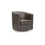 Signature Design By Ashley Brentlow Brown Swivel Accent Chair New. Price: $469.75.