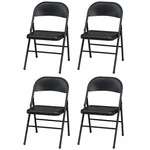 Meco Sudden Comfort All Steel Folding Chair, Black Lace(set Of 4) (open Box) New. Price: $64.83.