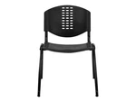 Flash Furniture Hercules Plastic Oval Cutout Back Stacking Chair Black New. Price: $95.70.