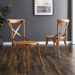 Modway Gear X-back Wood Dining Side Chair Walnut New. Price: $147.25.